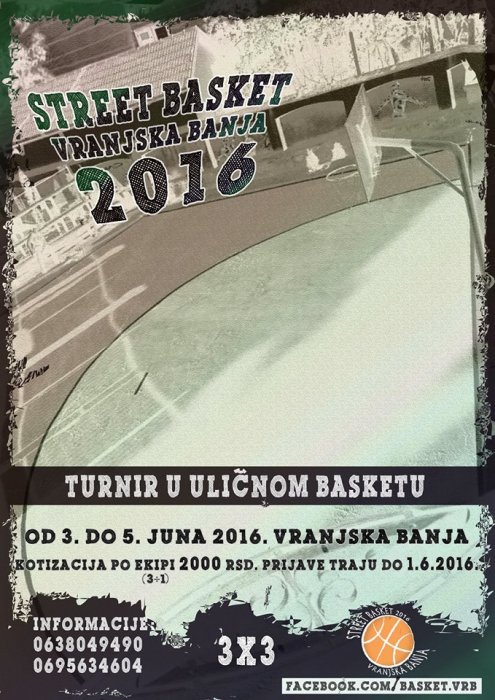 Ulični basket u Vranjskoj Banji