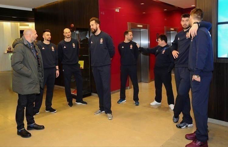 Okupljanje kosarkasa Srbije u hotelu Crowne Plaza Beograd, 19.02.2018. foto: MN press